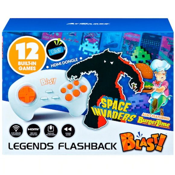 🆕 Flashback BLAST! Video Game System ~ 12 RETRO ARCADE GAMES ~ HDMI Wireless - Picture 2 of 10